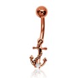 Anchor with Ropes Belly Piercing CBP-731