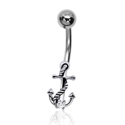 Anchor with Ropes Belly Piercing CBP-731