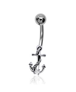 Anchor with Ropes Belly Piercing CBP-731