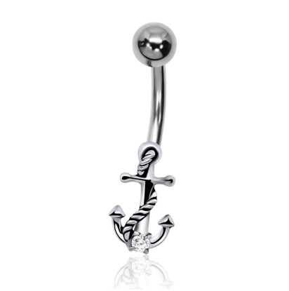 Anchor with Ropes Belly Piercing CBP-731