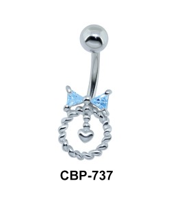 Bow n Circle Belly Piercing  CBP-737