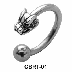 Dragon Belly Piercing Circular Barbell CBRT-01