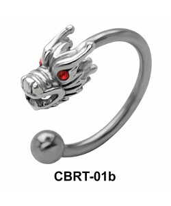 Dragon Belly Piercing Circular Barbell CBRT-01b