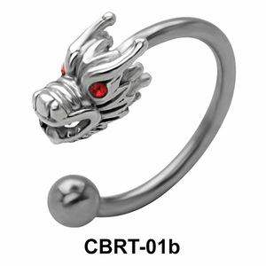 Dragon Belly Piercing Circular Barbell CBRT-01b