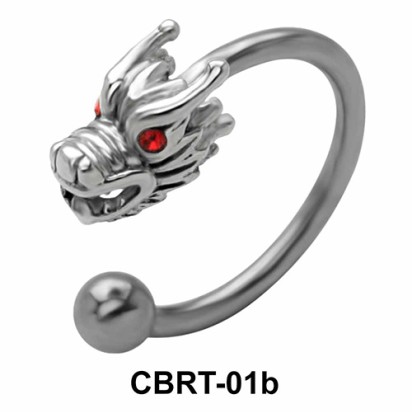 Dragon Belly Piercing Circular Barbell CBRT-01b