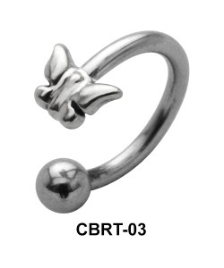 Butterfly Shaped Belly Piercing CBRT-03