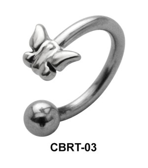 Butterfly Shaped Belly Piercing CBRT-03