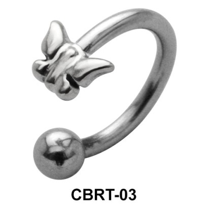 Butterfly Shaped Belly Piercing CBRT-03