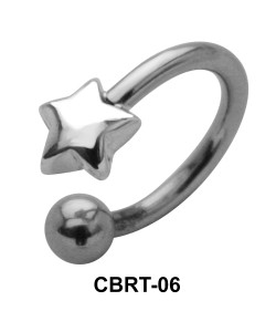 Superlative Star Belly Piercing Circular Barbell CBRT-06