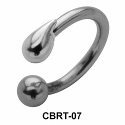 Drop Appeared Belly Piercing Circular Barbell CBRT-07