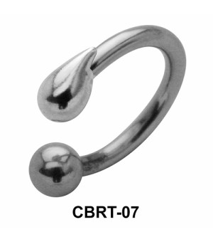 Drop Appeared Belly Piercing Circular Barbell CBRT-07