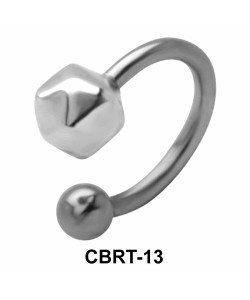 Boulder Belly Piercing Circular Barbell CBRT-13