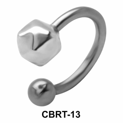 Boulder Belly Piercing Circular Barbell CBRT-13