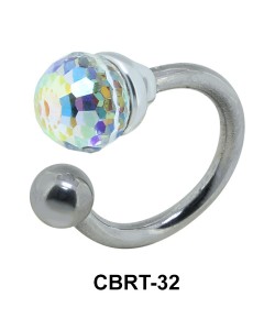 Special Stone Belly Piercing Circular Barbell CBRT-32