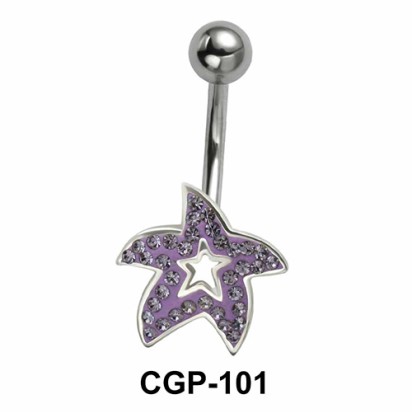 Stone Studded Starfish Rainbow Line CGP-101