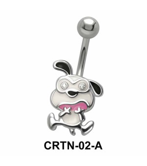 Funny Dog Belly Piercing CRTN-02