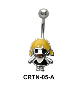 Girl Figure Belly Piercing CRTN-05