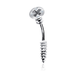 Pin Patterned Belly Rings DBP-20