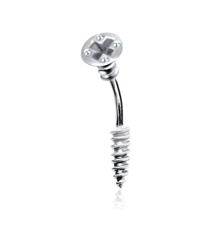 Pin Patterned Belly Rings DBP-20