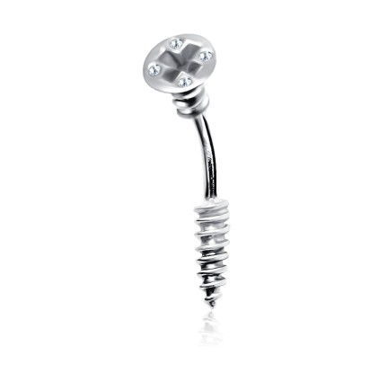 Pin Patterned Belly Rings DBP-20