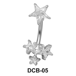 Multi Stone Starry Belly CZ Crystal DCB-05
