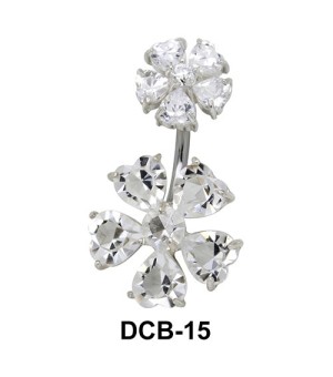 Flora Belly CZ Crystal DCB-15