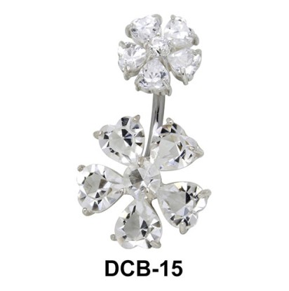 Flora Belly CZ Crystal DCB-15