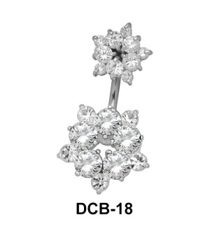 Flower Belly CZ Crystal DCB-18