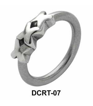 Triple X Belly Piercing Closure Ring DCRT-07