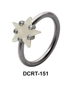 Twinkling Star Belly Pearl Piercing DCRT-151