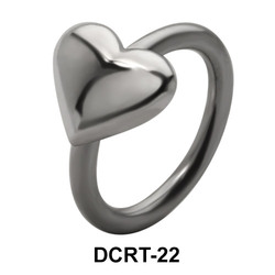 Heart Belly Piercing Closure Ring DCRT-22