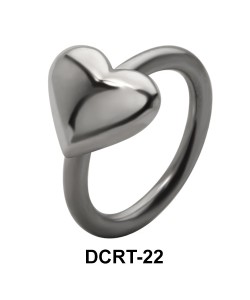 Heart Belly Piercing Closure Ring DCRT-22