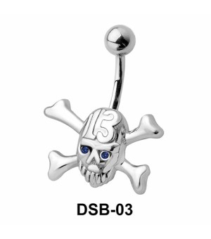 Danger Sign Belly Piercing DSB-03