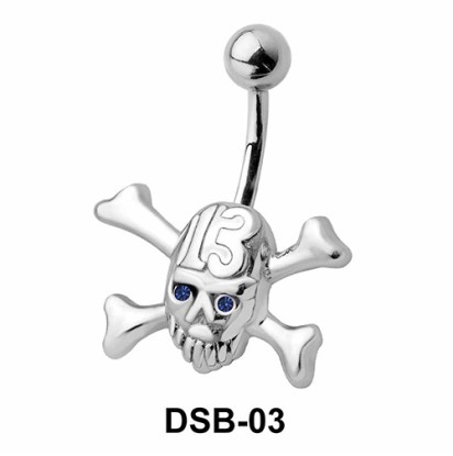 Danger Sign Belly Piercing DSB-03