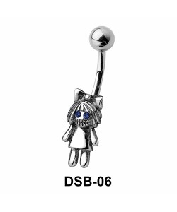 Doll Shaped Belly Piercing DSB-06