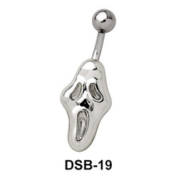 Scream Masked Belly Piercing DSB-19