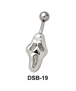 Scream Masked Belly Piercing DSB-19