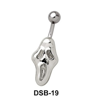 Scream Masked Belly Piercing DSB-19