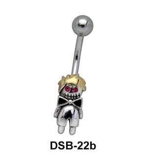 Doll Shaped Belly Piercing DSB-22b