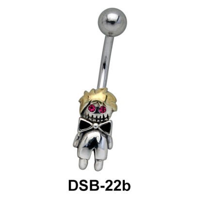 Doll Shaped Belly Piercing DSB-22b