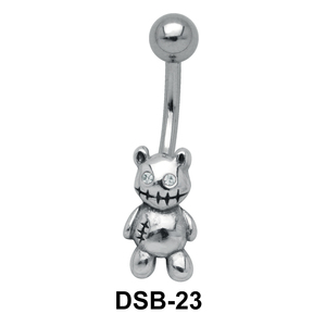 Teddy Bear Shaped Belly Piercing DSB-23