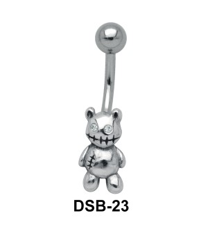 Teddy Bear Shaped Belly Piercing DSB-23