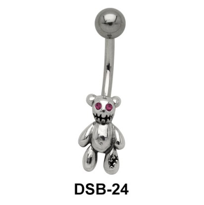 Teddy Bear Shaped Belly Piercing DSB-24