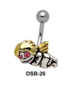 Turbaned Doll Shaped Belly Piercing DSB-26