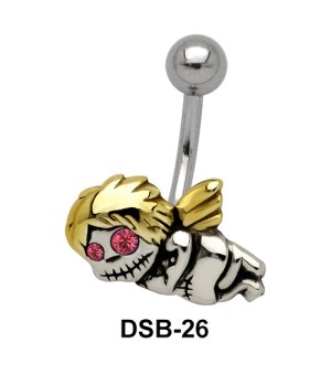 Turbaned Doll Shaped Belly Piercing DSB-26