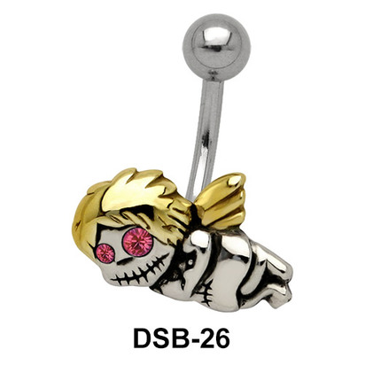 Turbaned Doll Shaped Belly Piercing DSB-26