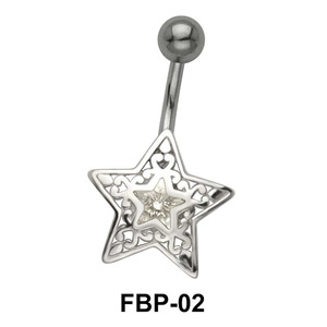 Filigree Star Belly Piercing FBP-02