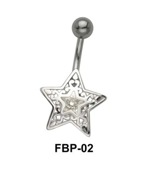 Filigree Star Belly Piercing FBP-02