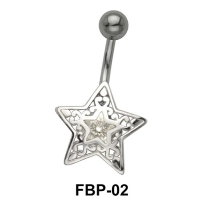 Filigree Star Belly Piercing FBP-02