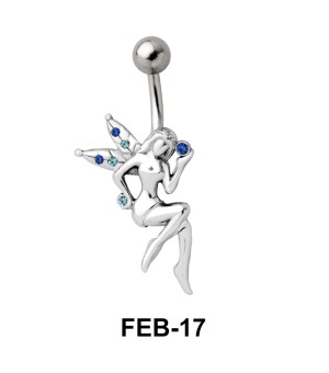 Stone Set Fairy Belly Piercing FEB-17